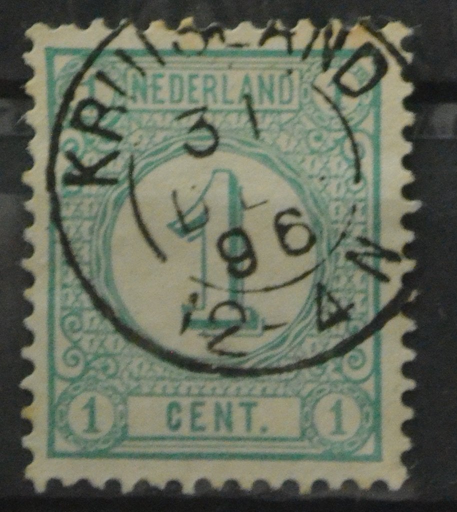 Nederland kleinrond KRUISLAND, Postzegels en Munten, Postzegels | Nederland, Verzenden, Gestempeld