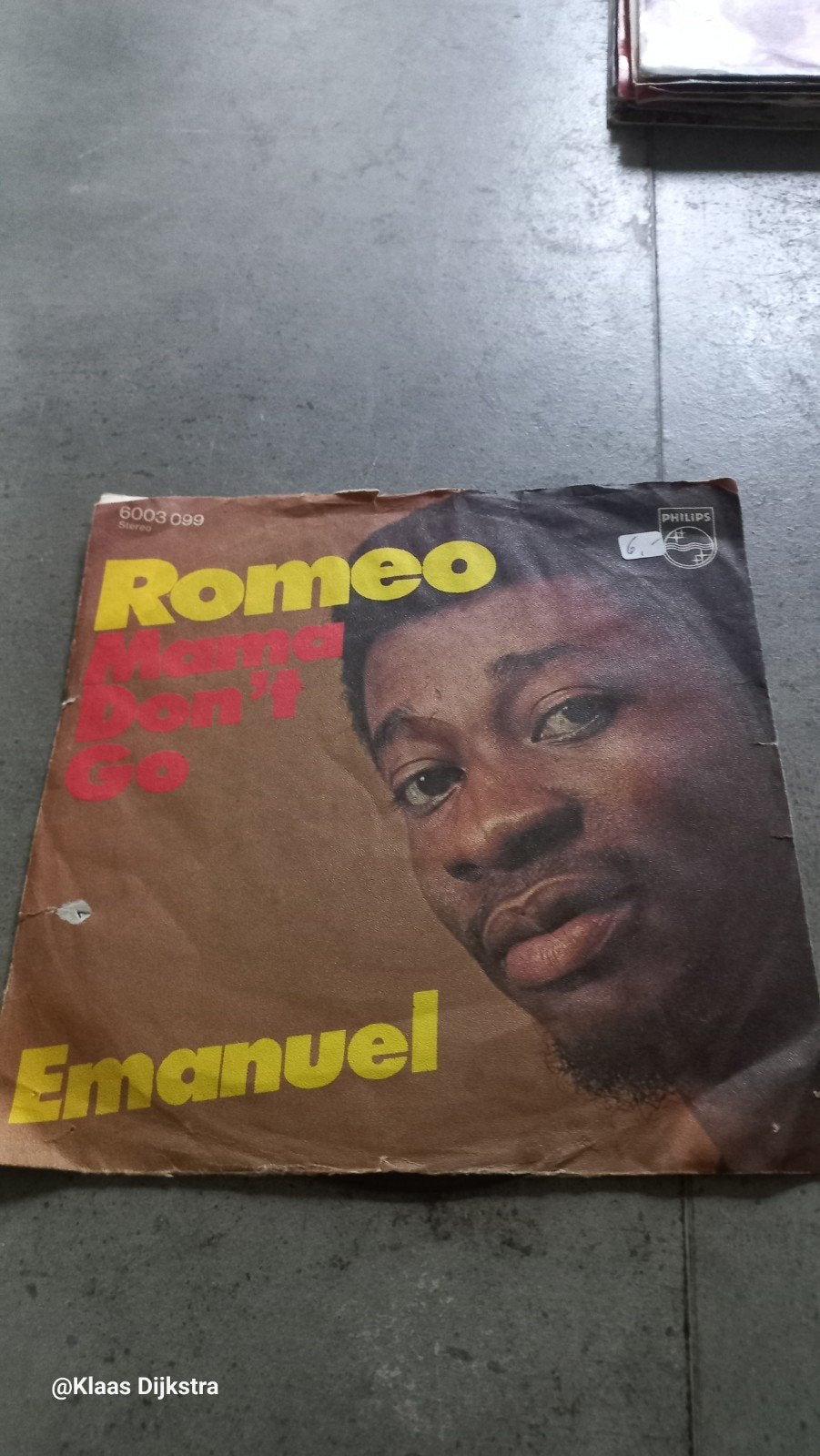 Romeo Emanuel - Mama Don't Go, Cd's en Dvd's, Ophalen of Verzenden, Gebruikt, 7 inch, Pop