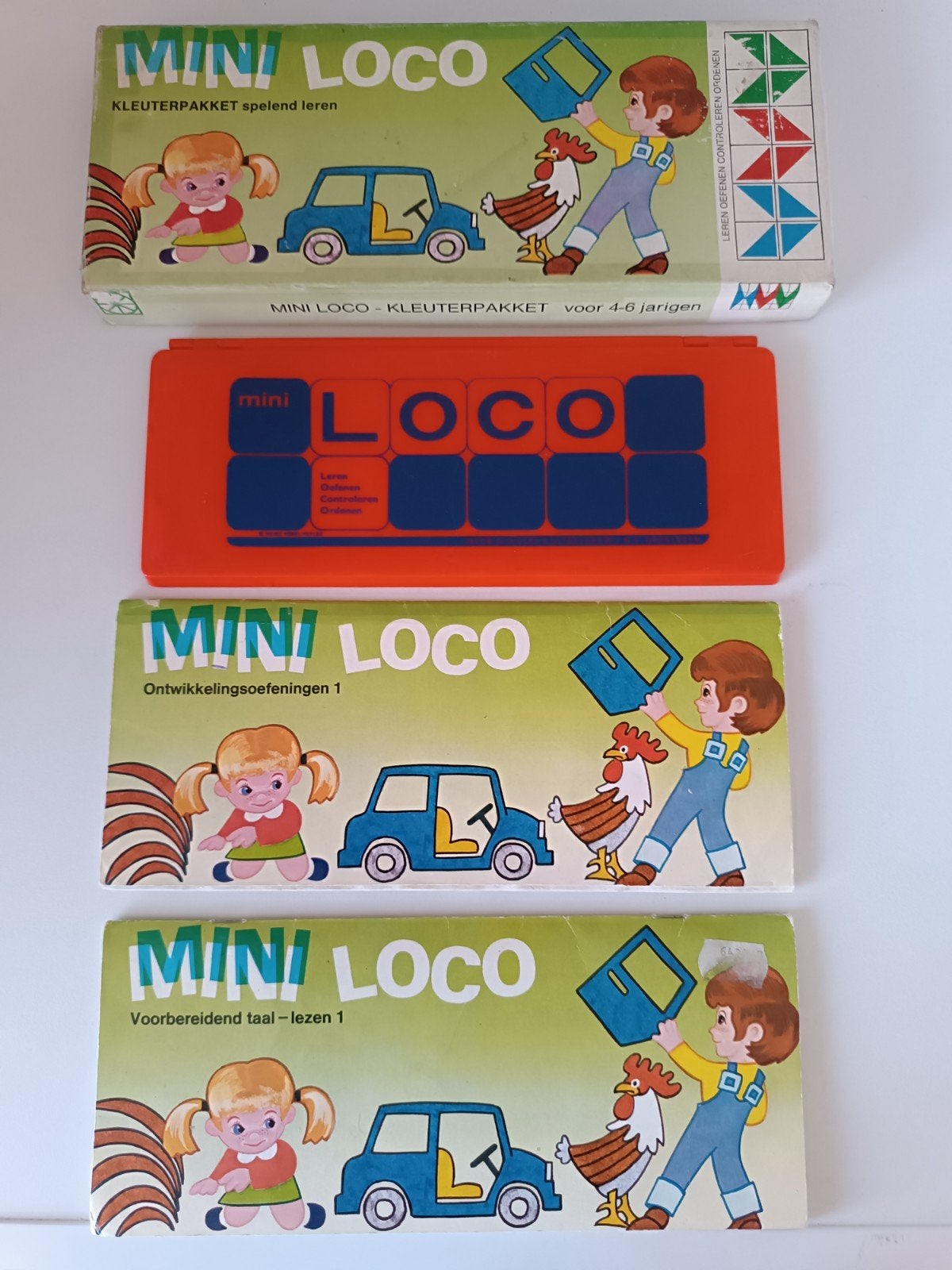 Mini Loco Kleuterpakket: Spelend Leren in Bewaardoos, Ophalen of Verzenden, Zo goed als nieuw, Taal en Lezen