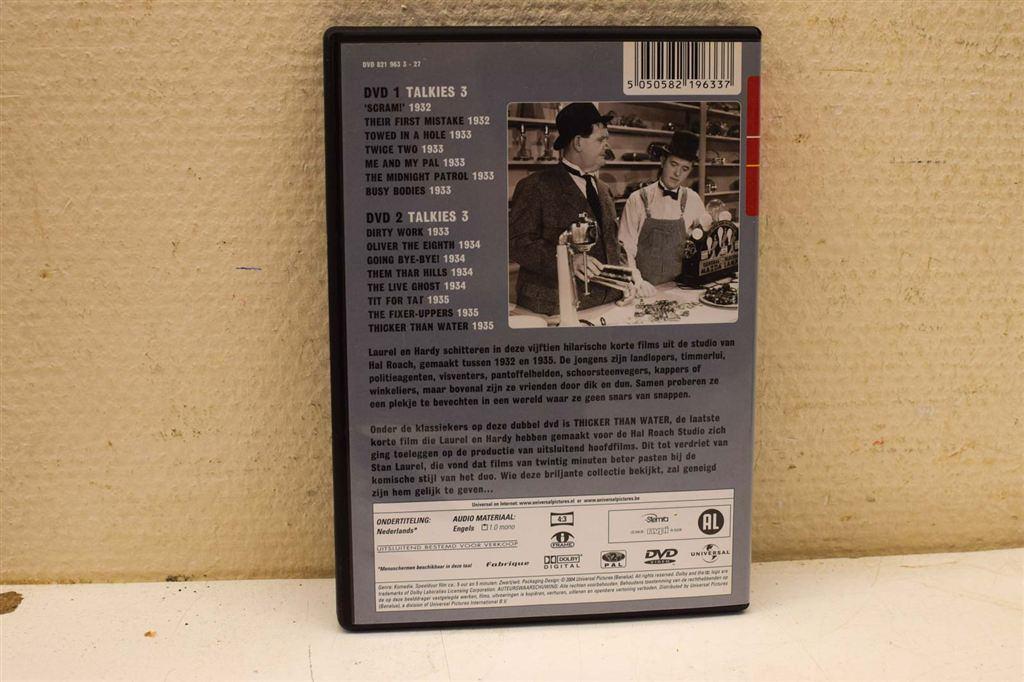 Laurel & Hardy talkies 3 47572, Ophalen of Verzenden, Gebruikt