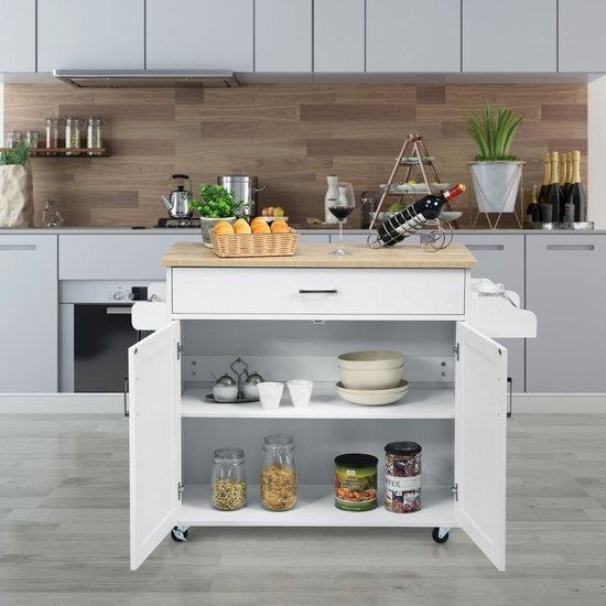 Keukentrolley – Serveerwagen – Opbergtrolley – Werktafel, Corvance B.V., Verzenden, Nieuw, Corvancebol@gmail.com