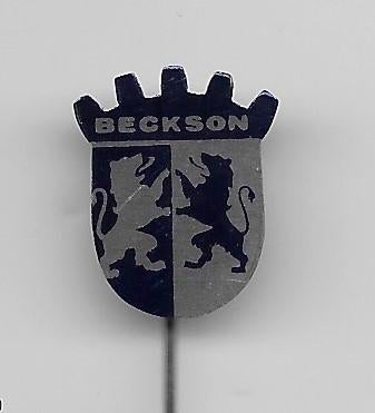 BECKSON SPELD, Verzamelen, Verzenden, Gebruikt, Overige onderwerpen, Speldje of Pin