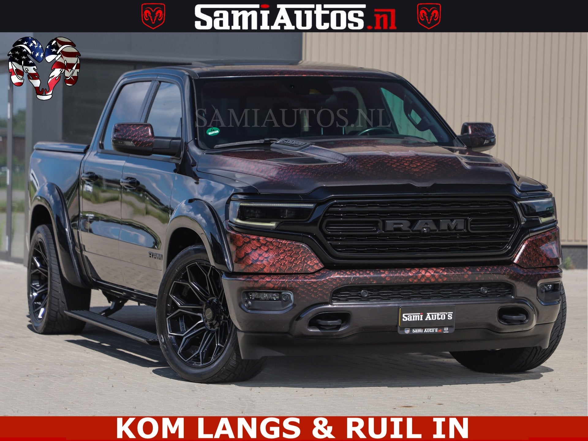 Dodge Ram COBRA HULK PACK | 5.7 V8 402 PK | LIMITED EDITION, Auto's, Automaat, Gebruikt, 5654 cc, Met garantie (alle)