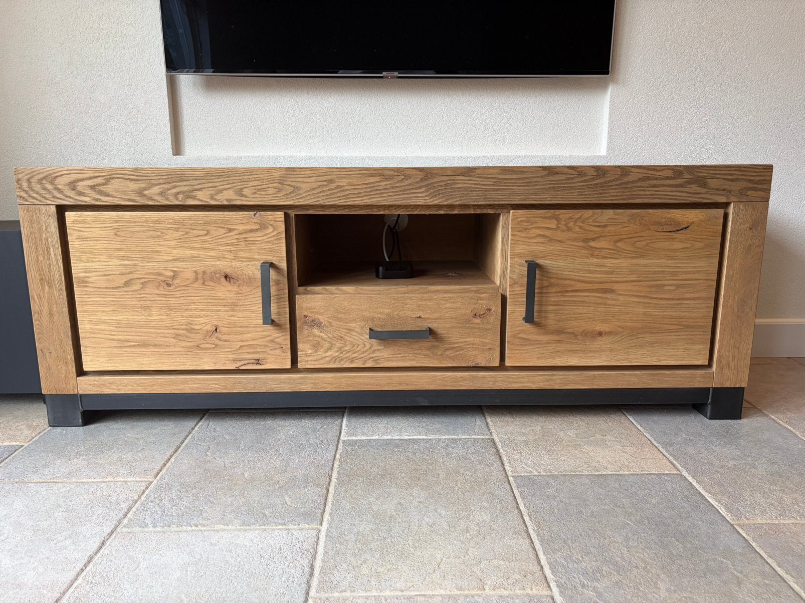 Tv kast Bommel Wonen Indiana, Ophalen, 150 tot 200 cm, Zo goed als nieuw, Minder dan 100 cm