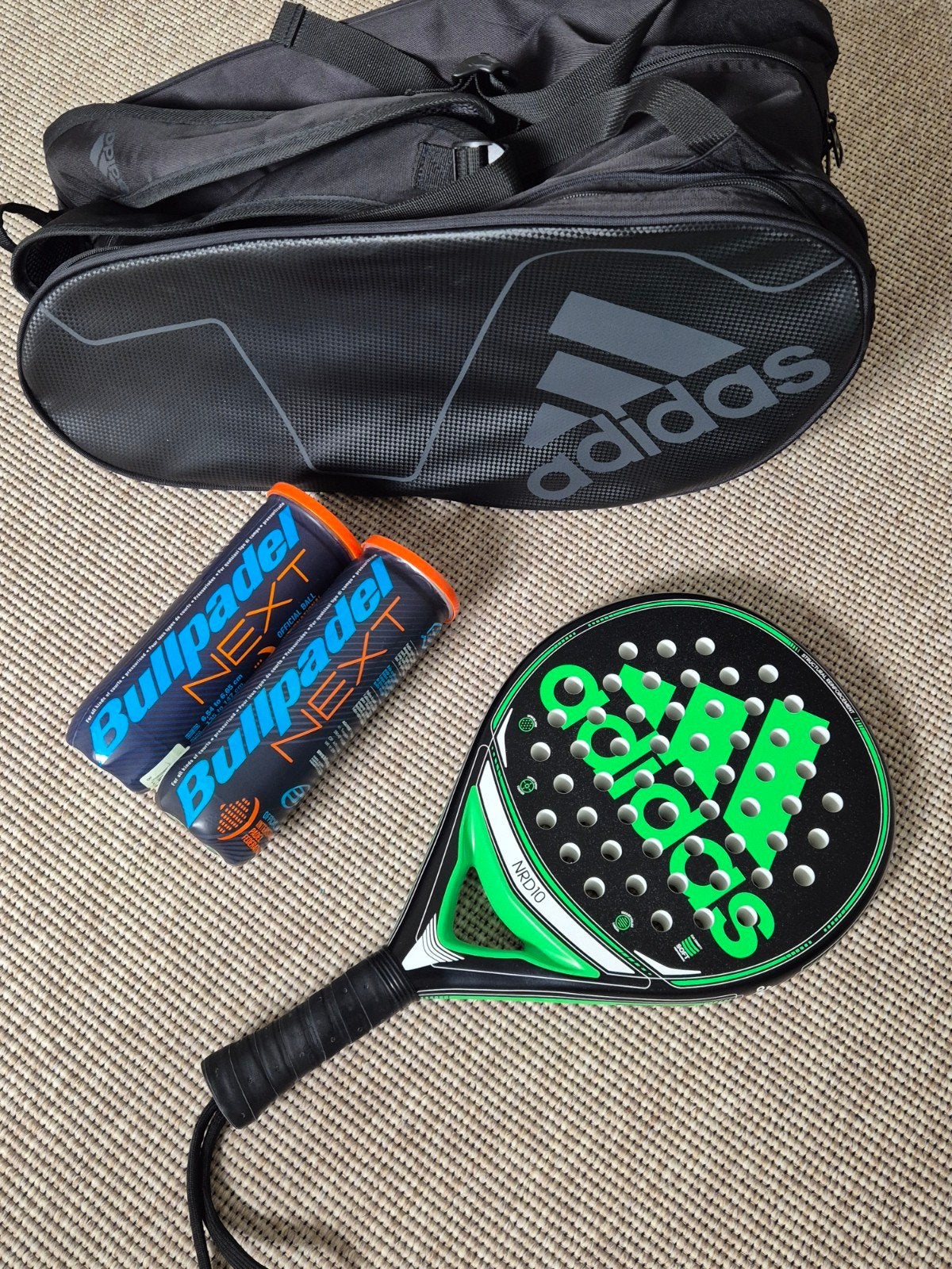 Padelset Adidas als nieuw met racket NRD10, Ophalen of Verzenden, Zo goed als nieuw