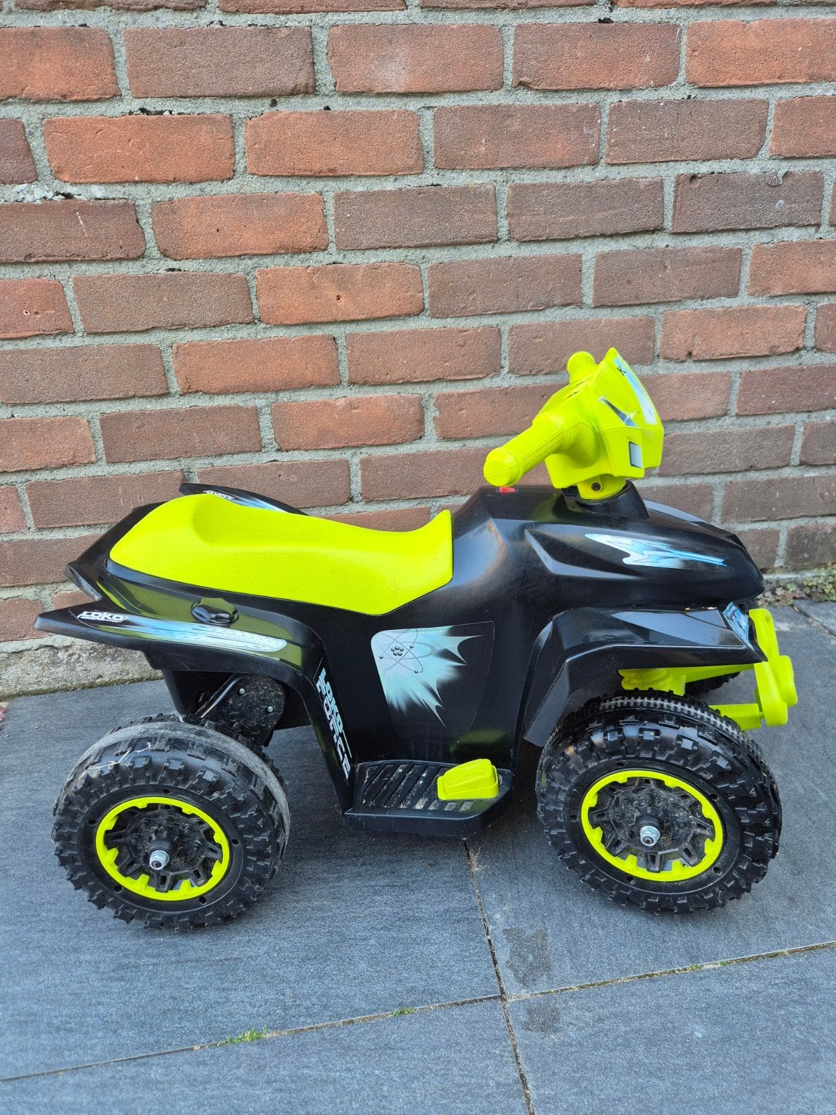 Loko Force Elektrische Kinder Quad - Zwart/Neon Geel, Ophalen