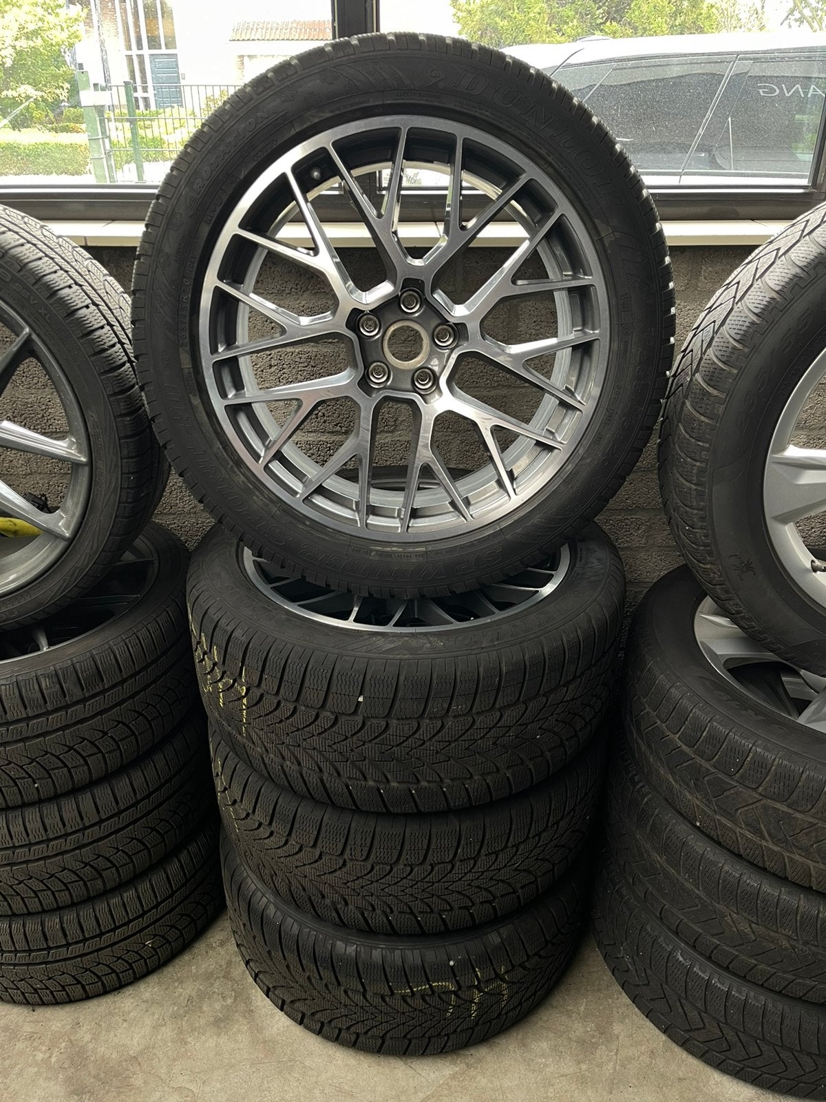 Porsche Macan Spyder Winterset/Winterwielen nieuwe banden, Auto-onderdelen, Banden en Velgen, 265 mm, Banden en Velgen, Nieuw