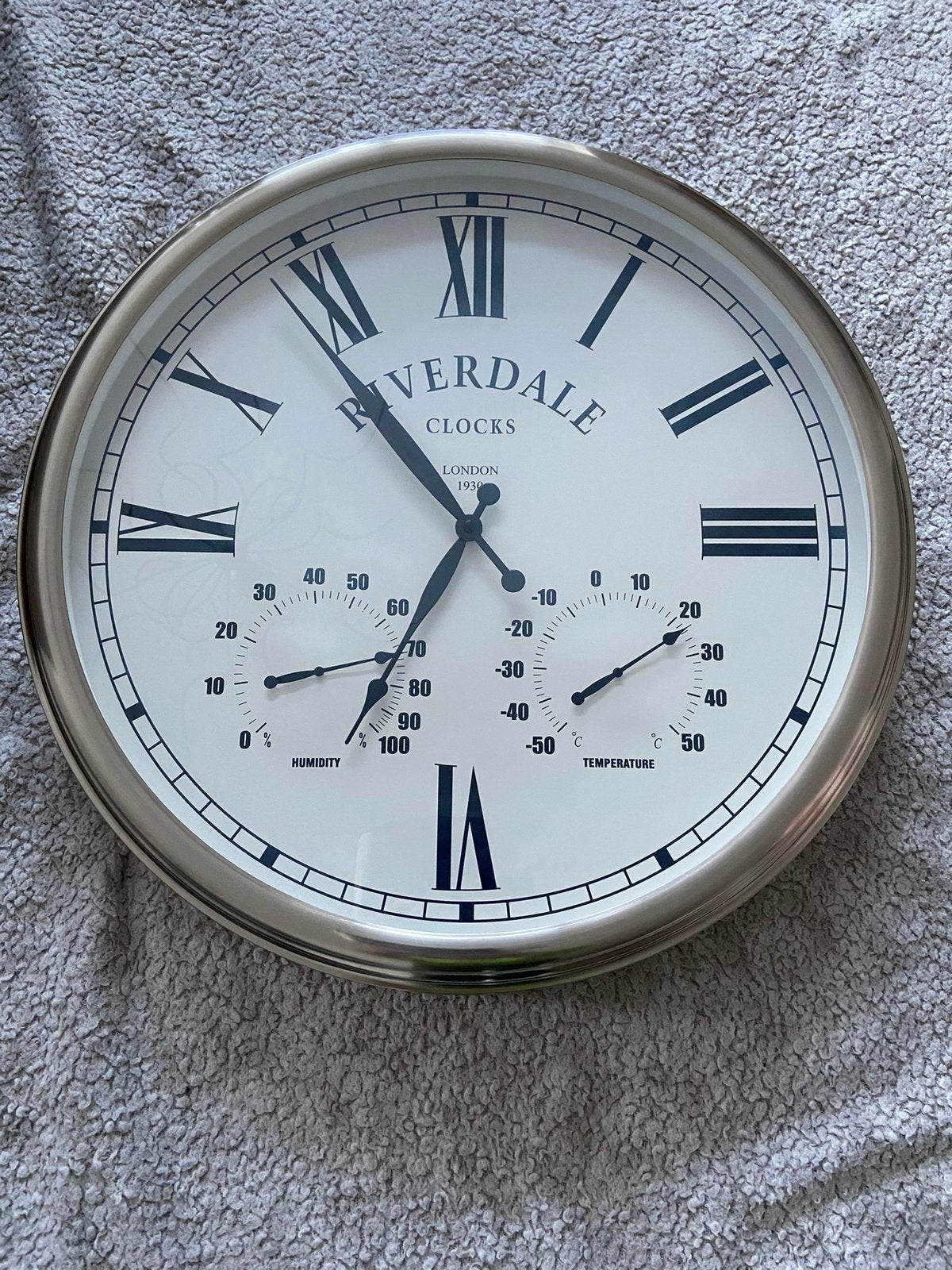 Riverdale klok, Ophalen, Zo goed als nieuw, Wandklok