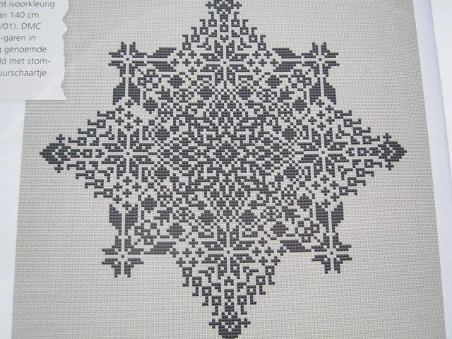 Borduurpatroon  Kerst ster  nr 7177, Verzenden, Nieuw, Handborduren, Patroon
