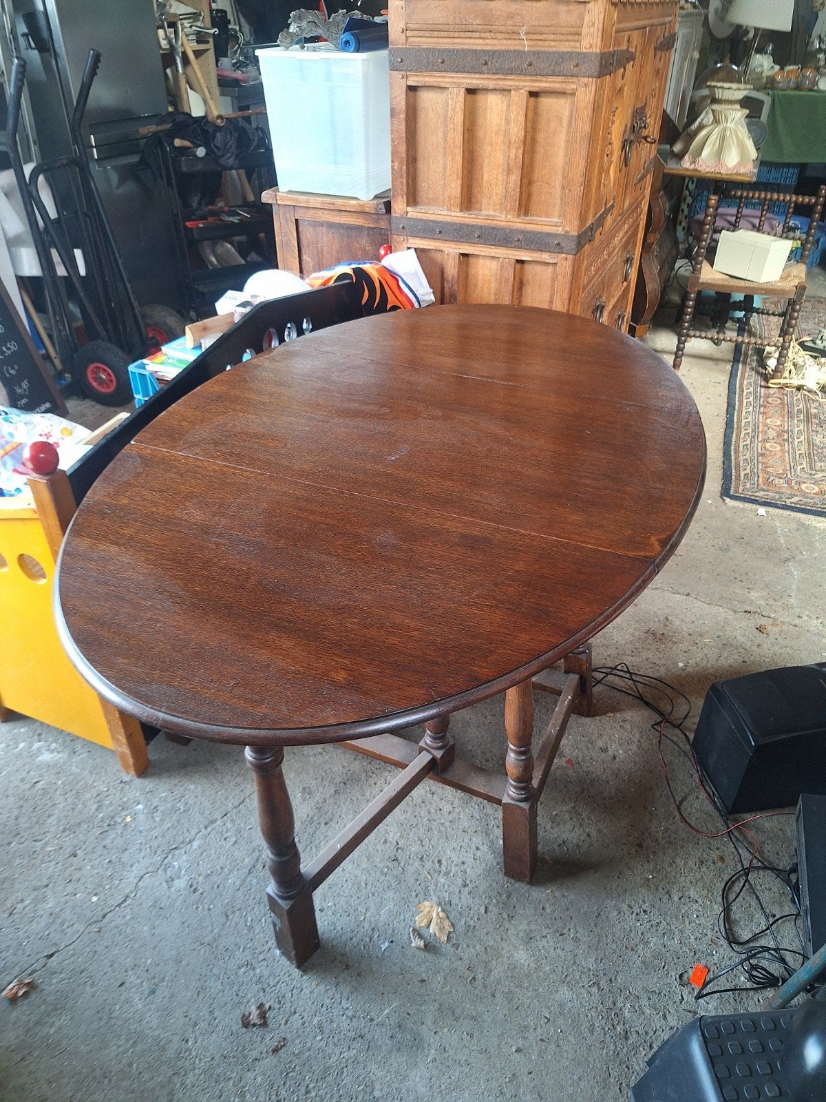 Ovale Hangoor Tafel - Klassiek en Ruimtebesparend, Antiek en Kunst, Ophalen