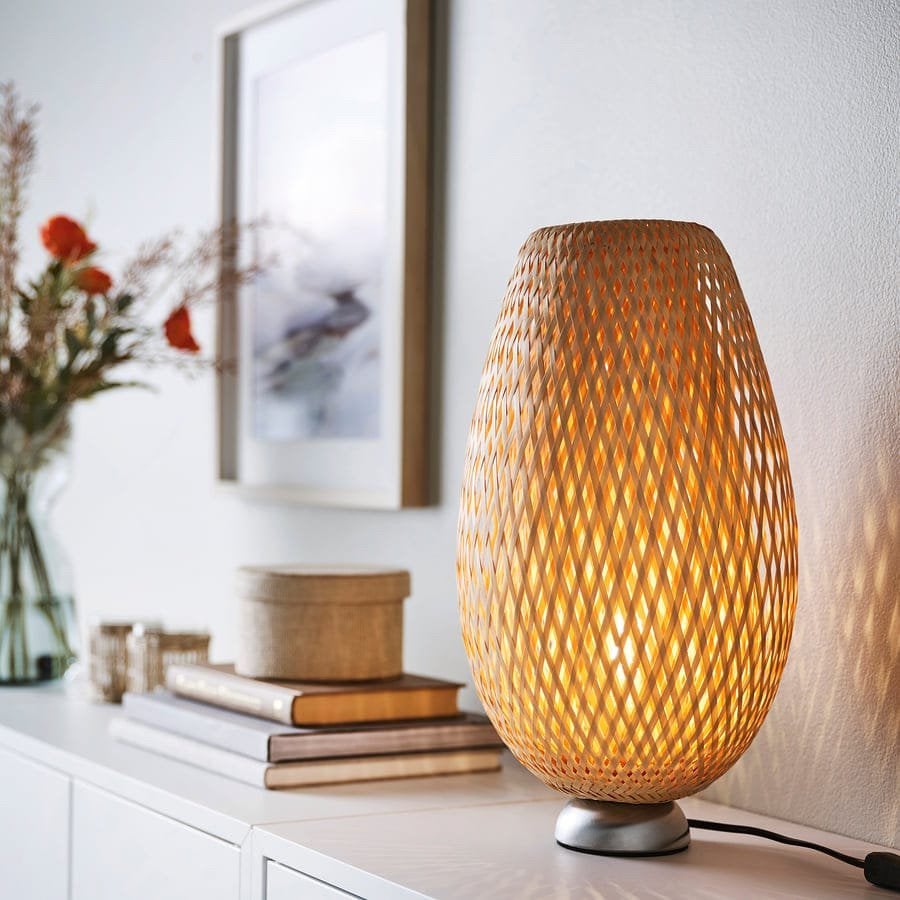 Bōja tafellamp IKEA 2 stuks, Ophalen of Verzenden, Zo goed als nieuw, IKEA
