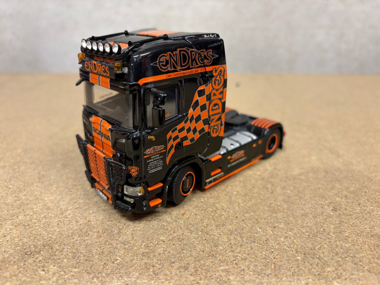 WSI SCANIA S HIGHLINE ENDRES, Ophalen of Verzenden, Zo goed als nieuw, Bus of Vrachtwagen, Wsi