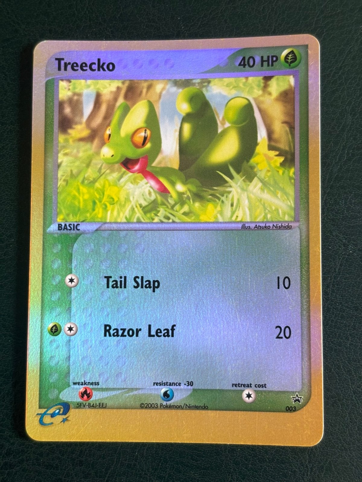 Treecko #3 Pokemon black starPromo, Ophalen of Verzenden, Zo goed als nieuw