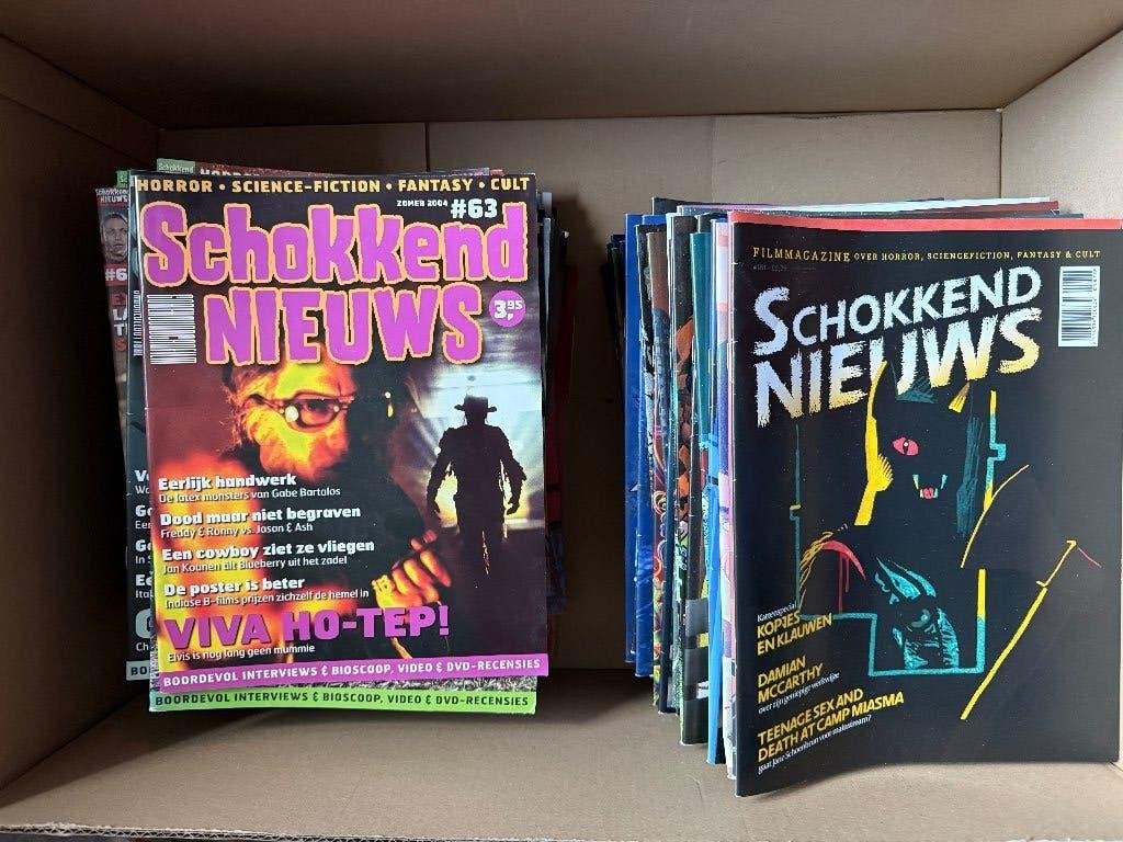 Schokkend nieuws tijdschrift, Ophalen, Zo goed als nieuw, Muziek, Film of Tv