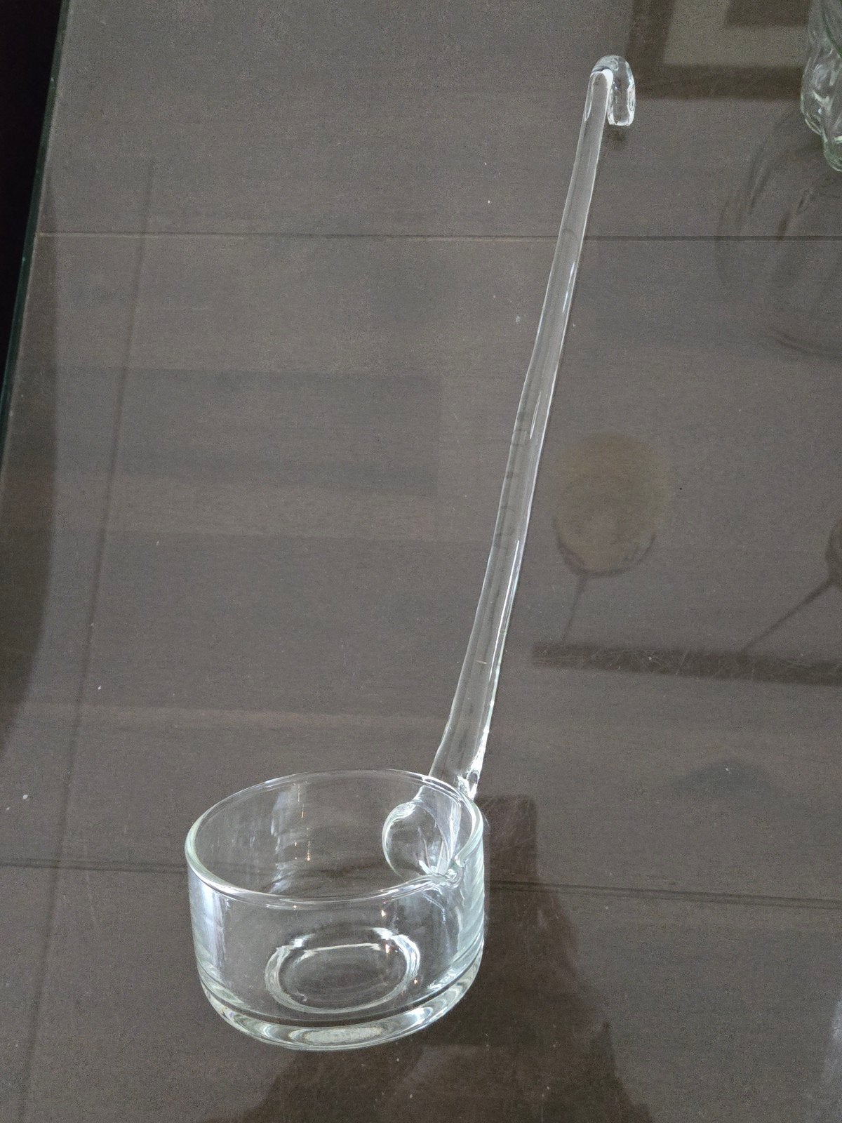 Glazen serveerlepel voor bowl, Ophalen of Verzenden