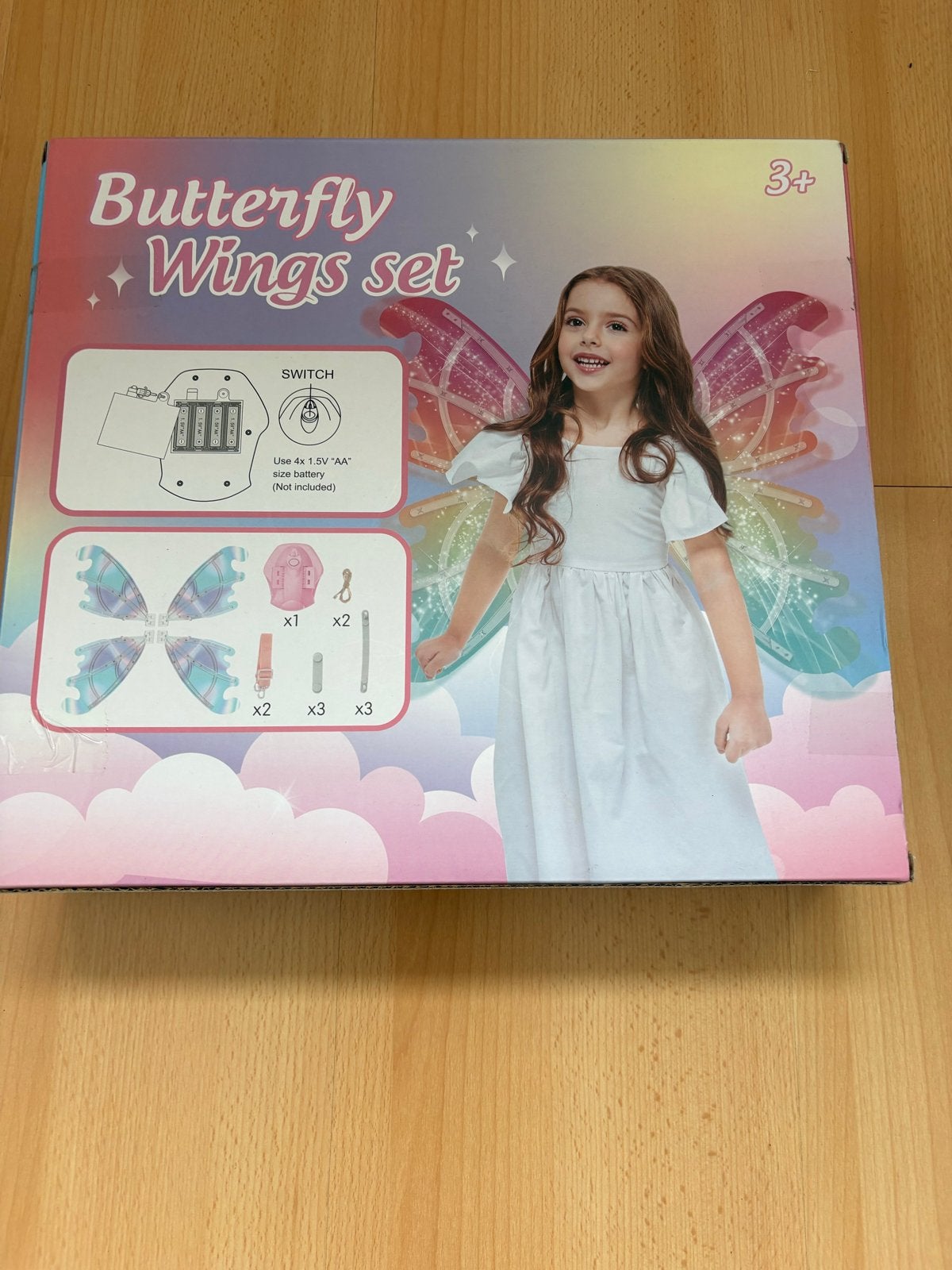 Nieuwe Vlinder Vleugels Set - Perfect voor Verkleedpartijen, Ophalen of Verzenden, Nieuw, Meisje