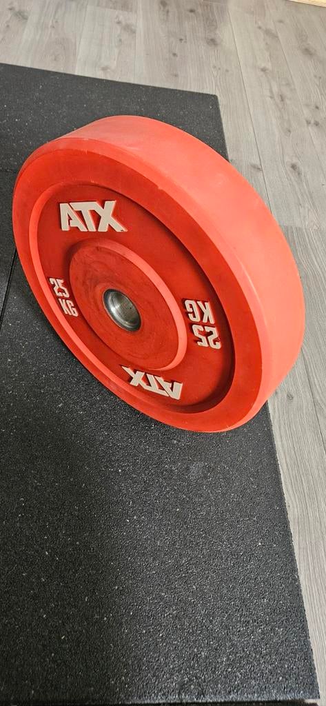 ATX Barbell Plate 25 kg - 50 mm, Sport en Fitness, Fitnessmaterialen, Ophalen, Zo goed als nieuw, Halterschijven