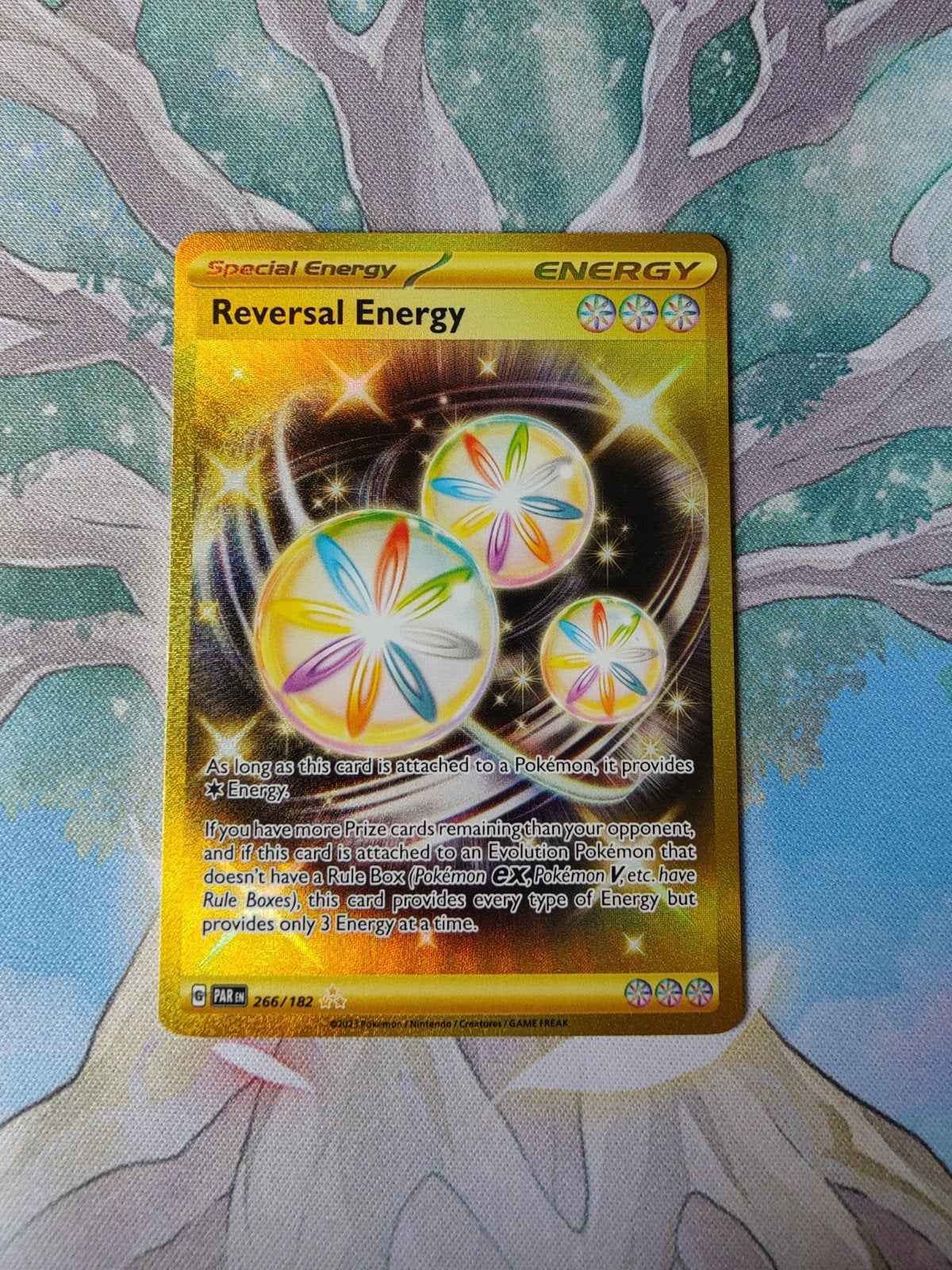 Pokemon paradox rift reversal energy 266/182, Ophalen of Verzenden, Nieuw, Losse kaart, Foil