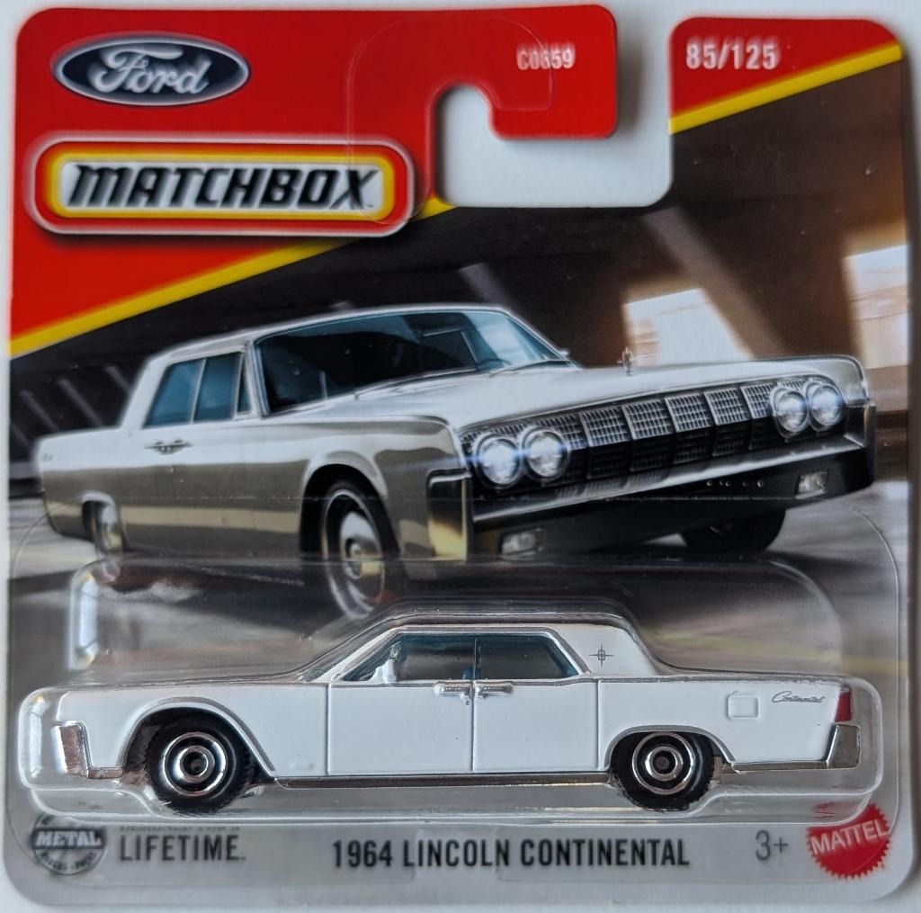Matchbox 1964 Lincoln Continental, Ophalen of Verzenden, Nieuw