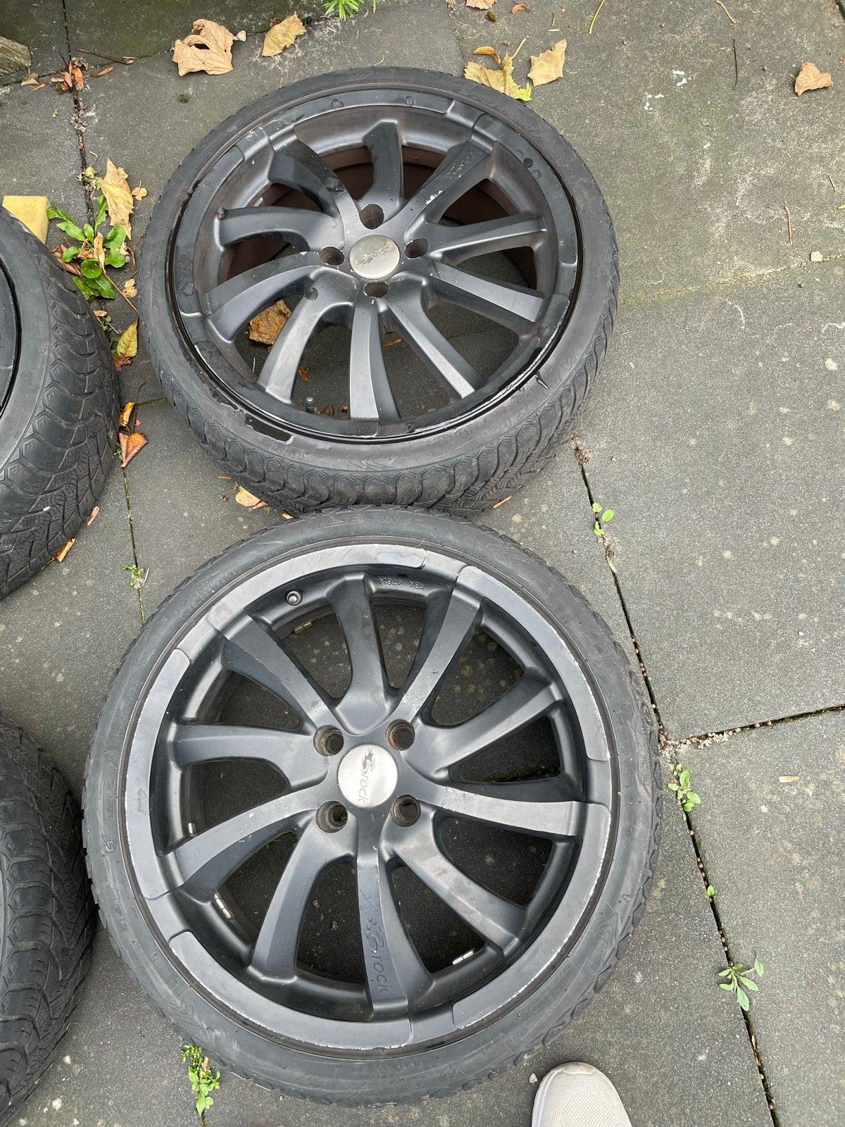 Brock velgen met banden - 17 inch, Gebruikt, Overige, Banden en Velgen, 17 inch
