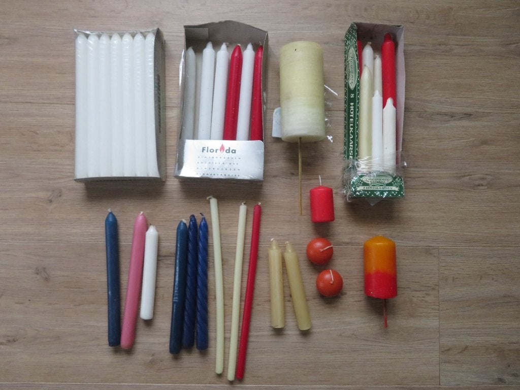 Kerst- kaarsen Nieuw en gebruikt, Huis en Inrichting, Meerkleurig, Overige merken, Ophalen of Verzenden, Kaars