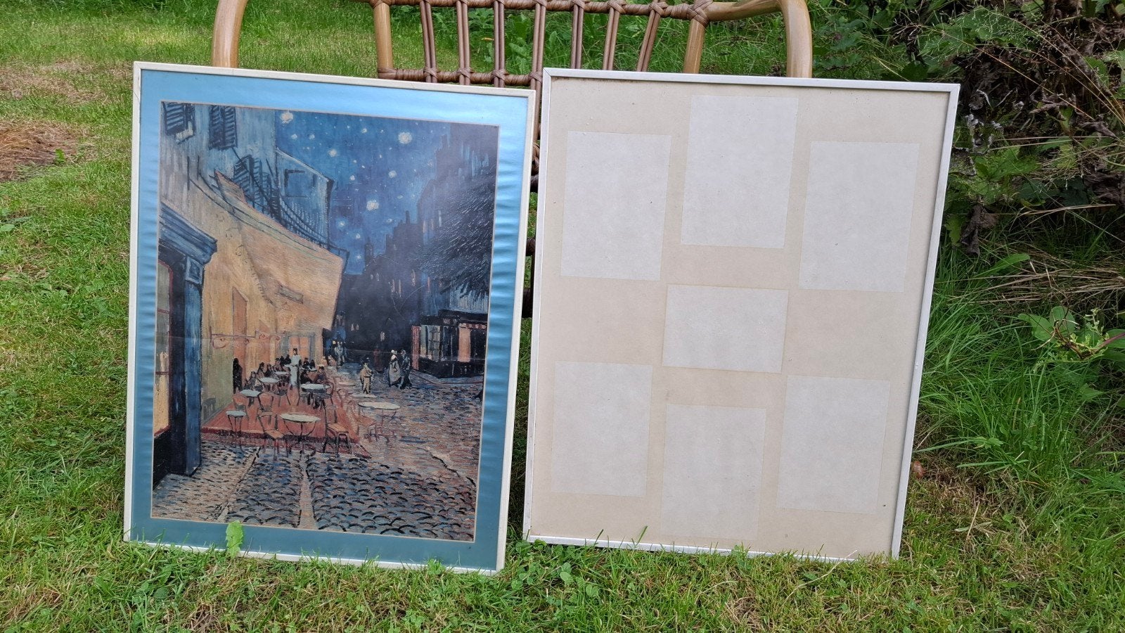 2 kunststof lijstjes met ontspiegeld glas. 40 x 50 cm, Caravans en Kamperen, Ophalen of Verzenden