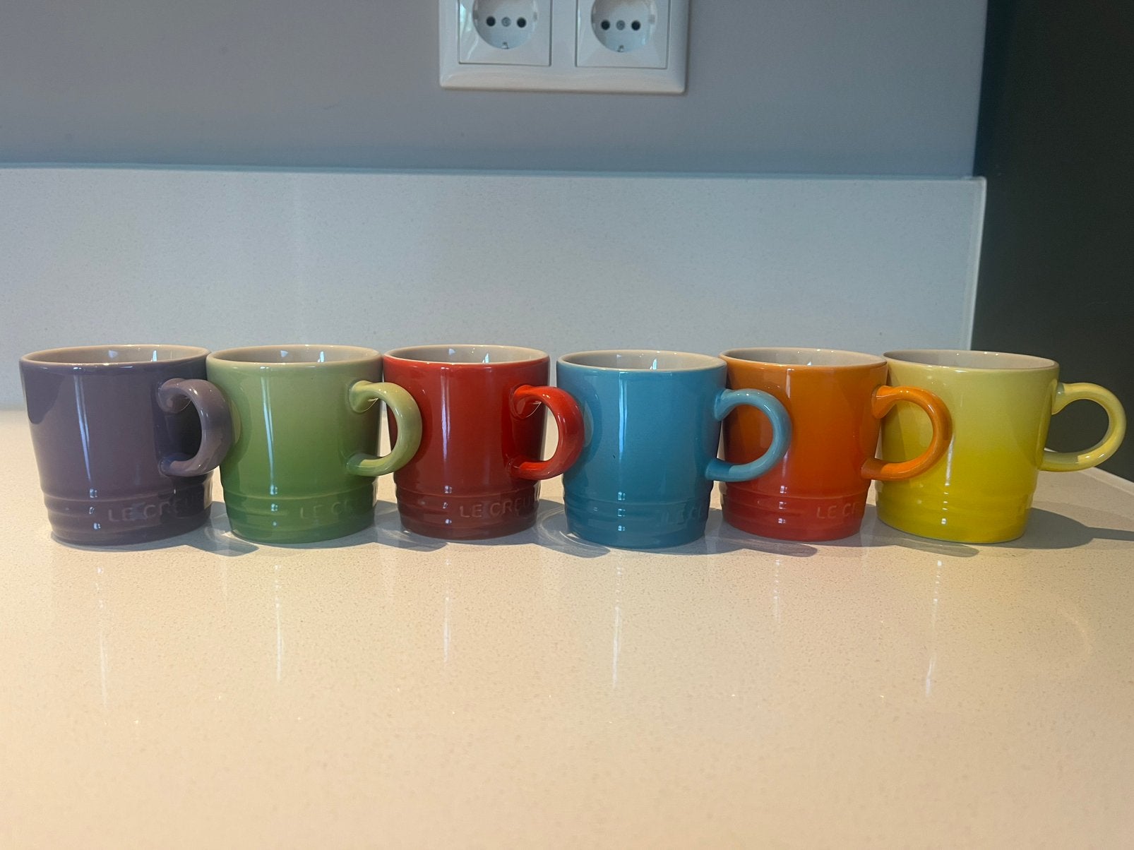 [NIEUW] 6 Le Creuset Espressokopjes Rainbow, Huis en Inrichting, Keuken | Servies, Nieuw, Kop(pen) en/of Schotel(s), Overige stijlen