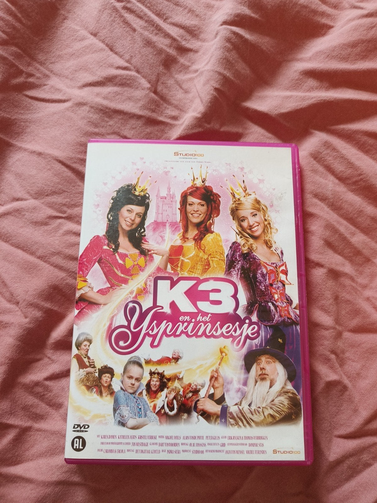 DVD k3 en het ijsprinsesje, Alle leeftijden, Overige genres, Zo goed als nieuw, Ophalen of Verzenden