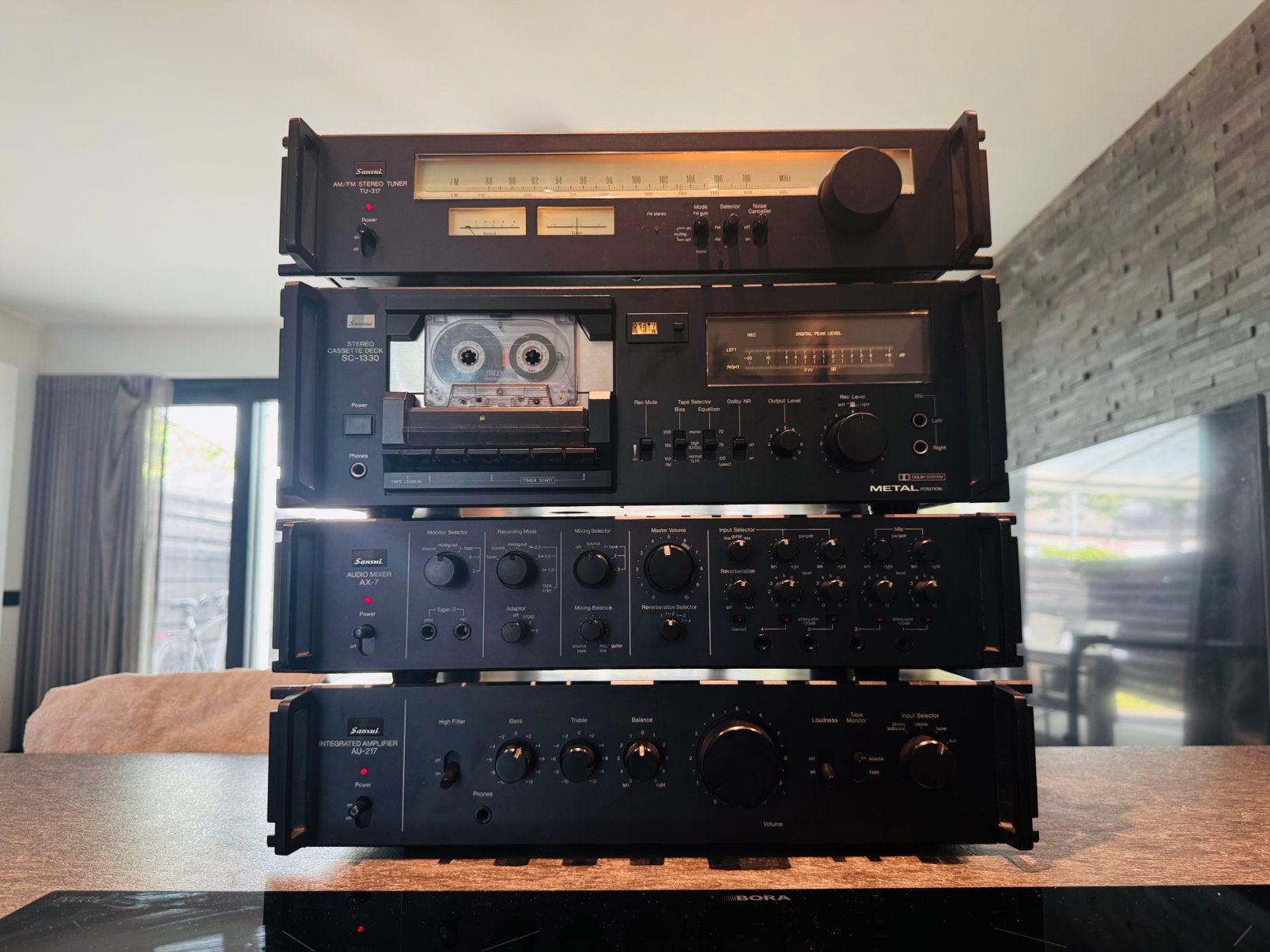 ZEER FRAAIE SANSUI VINTAGE SET, uit de betere jaren!, Overige merken, Tuner of Radio, Zo goed als nieuw, Losse componenten