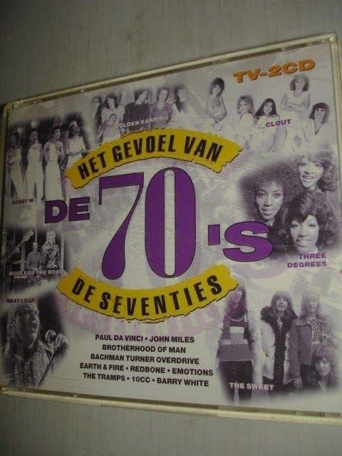 Het Gevoel van de Seventies- De 70's- 2-CD- (NIEUW), Verzenden, Nieuw in verpakking, Pop