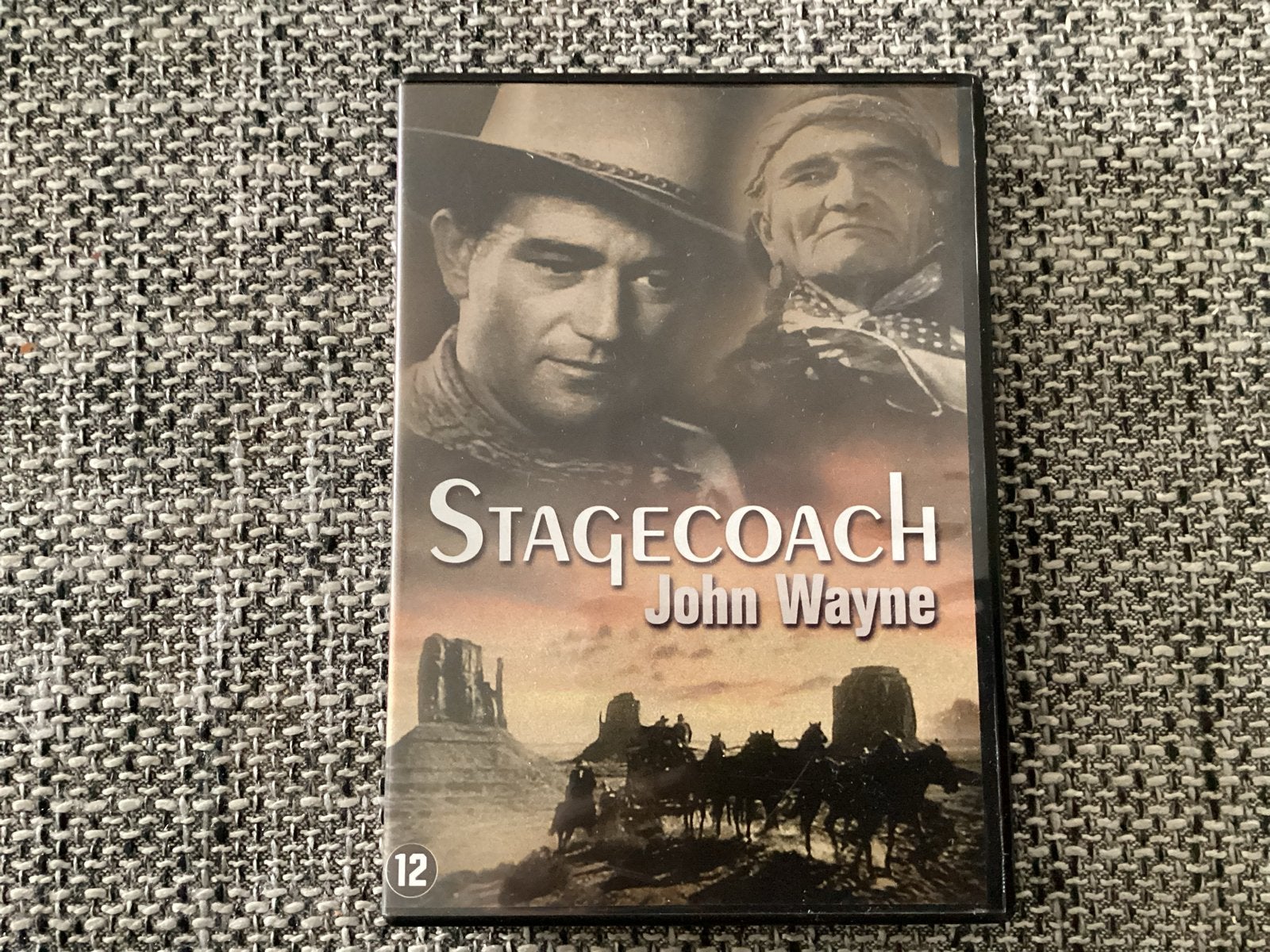 Stagecoach (1939) - John Wayne Western Klassieker DVD, Engels, Nederlands, Ophalen of Verzenden, Zo goed als nieuw