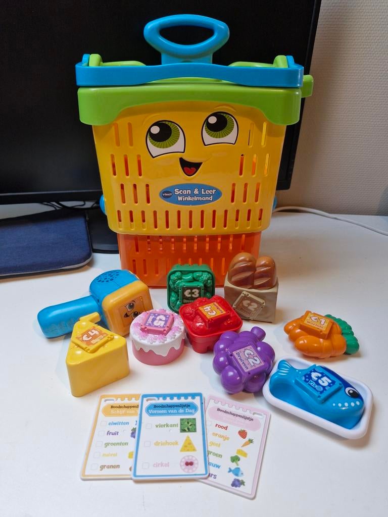Vtech winkelmand, Ophalen