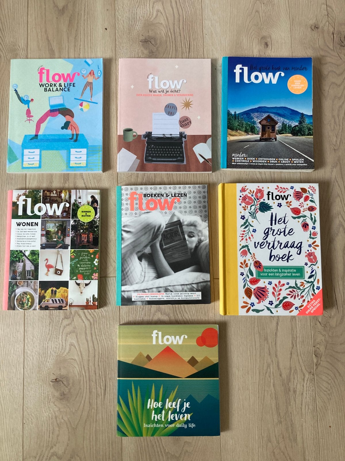 Flow specials: €5 per stuk of €30 voor alle 7, Ophalen of Verzenden, Gelezen, Lichaam en Geest