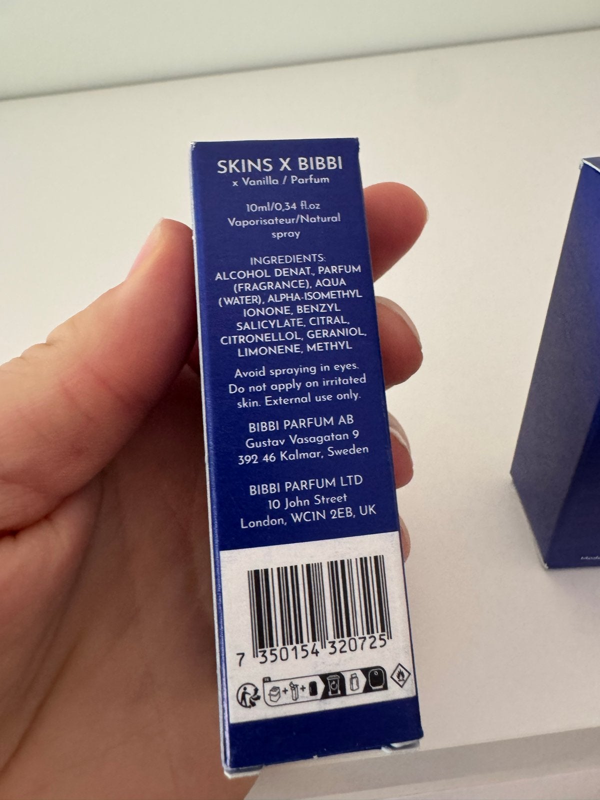 Skins x Bibbi x Vanilla Parfum - 2x 10ml, Ophalen of Verzenden, Nieuw