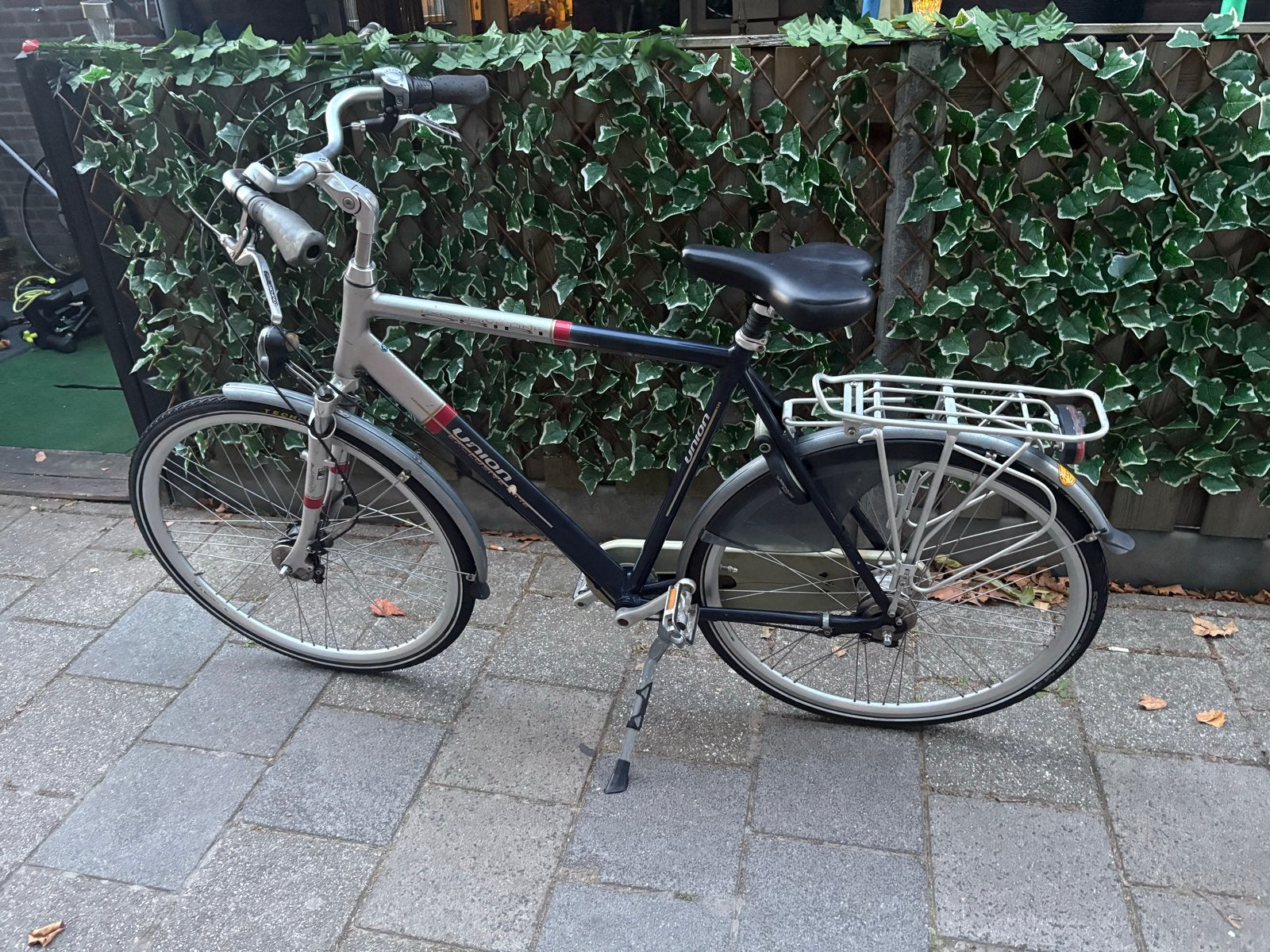 Herenfiets Union 28 inch, 7 versnellingen, frame 60cm, Gebruikt, Versnellingen, 57 tot 61 cm, Ophalen