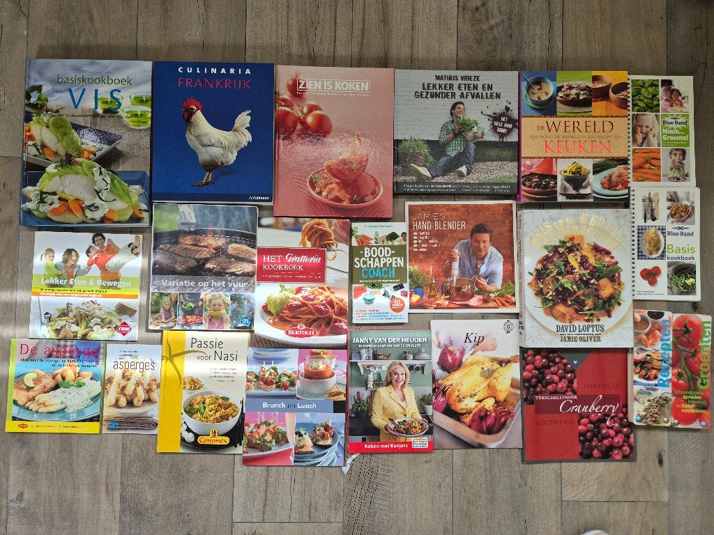 Diverse kookboeken, Ophalen of Verzenden, Gelezen, Overige gebieden