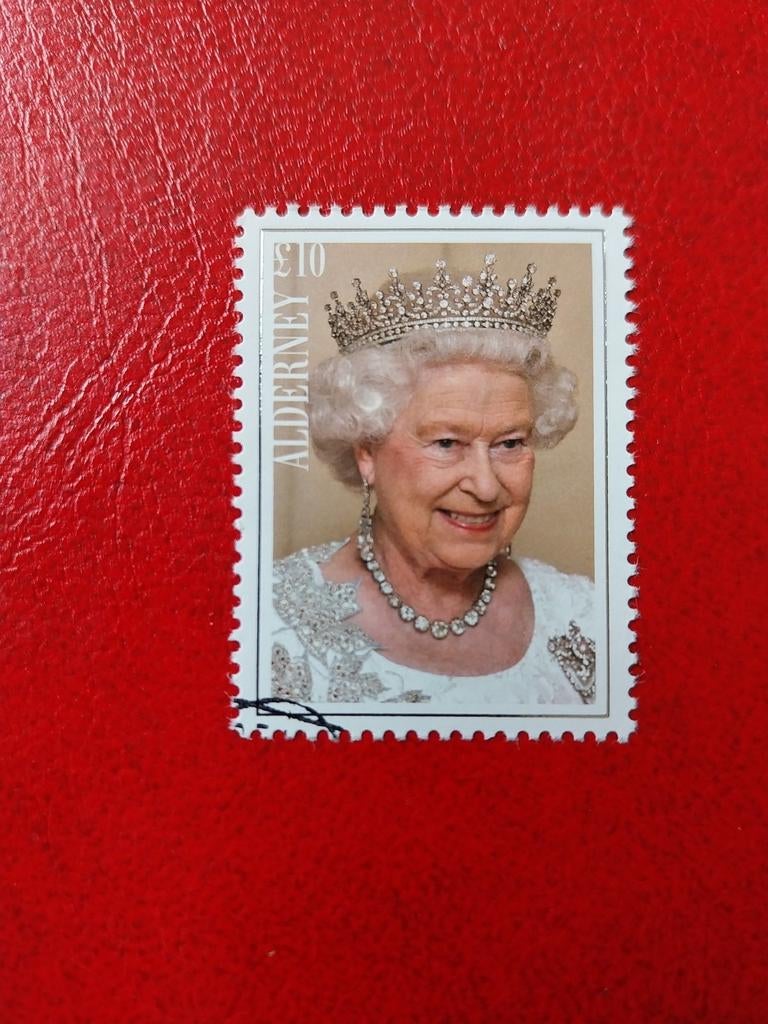 Alderney 538 Queen Elisabeth 2015 gestempeld mi  30 eu, Ophalen of Verzenden