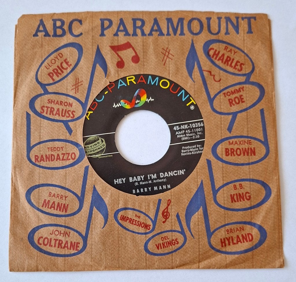 Barry Mann - Hey baby i'm dancin', Ophalen of Verzenden, Gebruikt, Pop, Overige typen