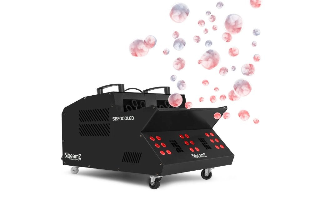 Bellenblaas  en rookmachine 2000 watt met led verlichting, Ophalen, Nieuw, Rookmachine, Kleur