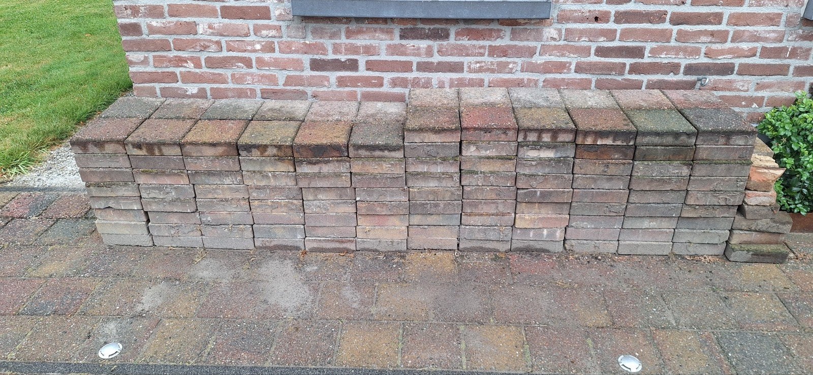 Gratis betonklinkers 20x20x6 cm - ca. 8m², Overige materialen, Gebruikt, 10 m² of meer, Vloertegels