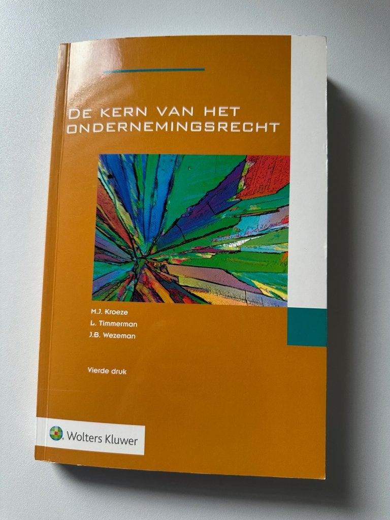 De Kern van het Ondernemingsrecht, Ophalen of Verzenden, Zo goed als nieuw