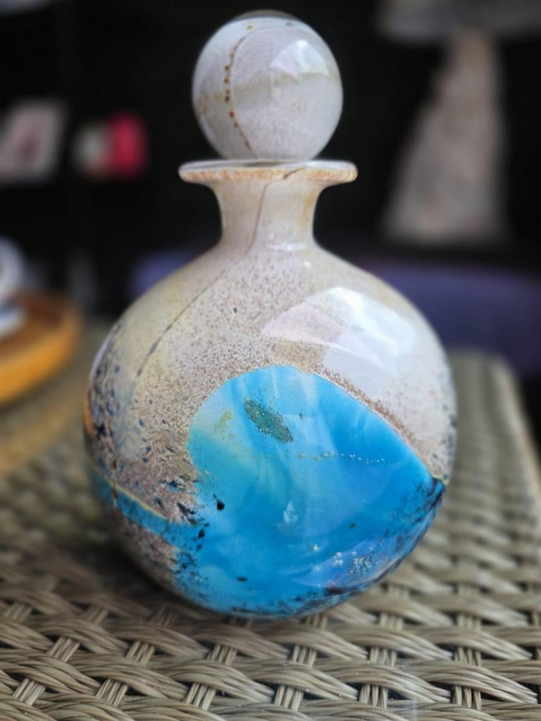 Vintage Mdina glas kunst micheal Harris Malta gesigneerd, Antiek en Kunst, Ophalen of Verzenden