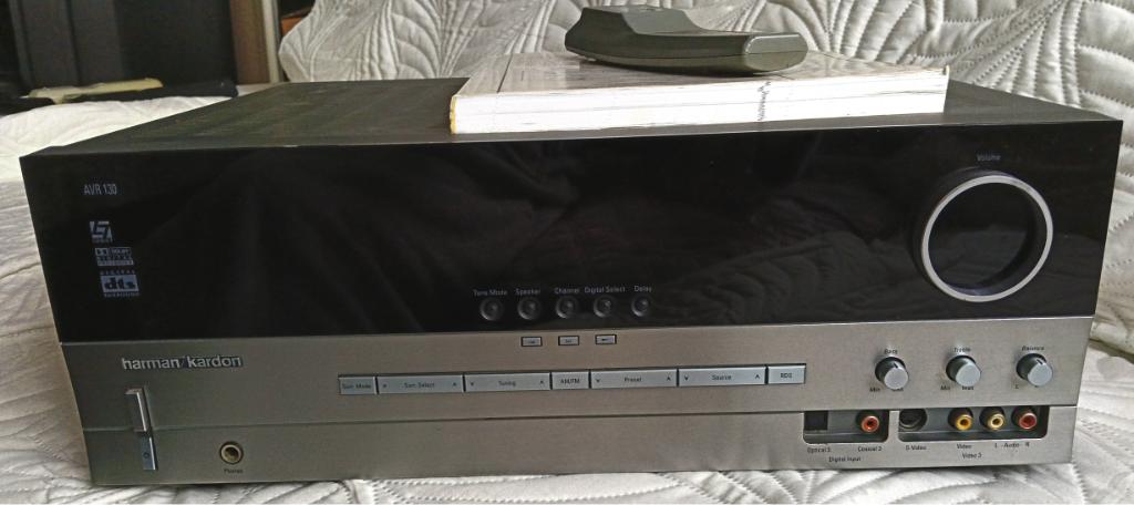 Harman/Kardon RECEIVER AVR-130, 50 W, 8 ohm, 5 boxen MOOI!, Gebruikt, Minder dan 60 watt, Ophalen, Overige merken