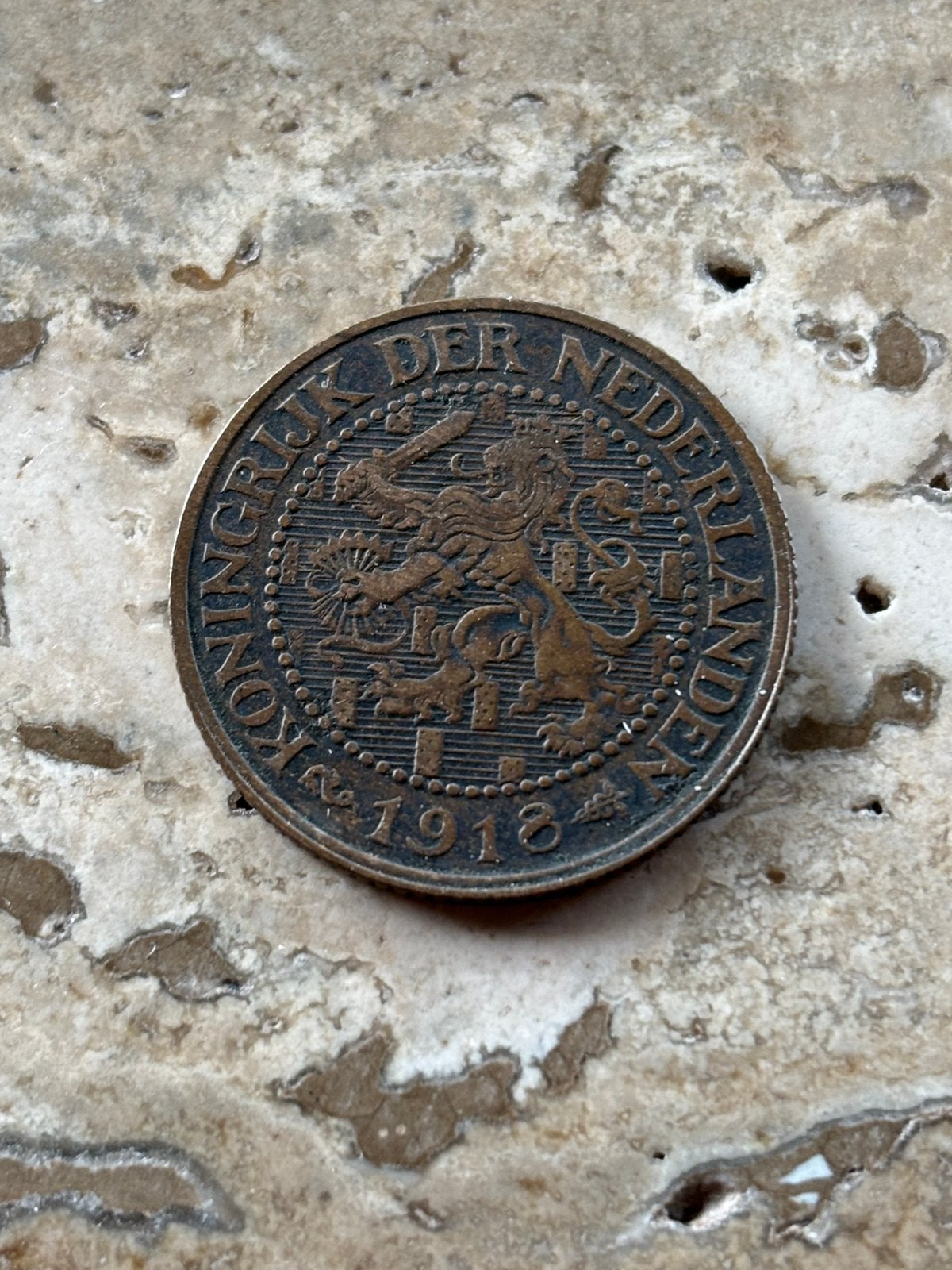 2 1/2 cent 1918 Wilhelmina , mooie kwaliteit, Ophalen of Verzenden, Koningin Wilhelmina, Losse munt