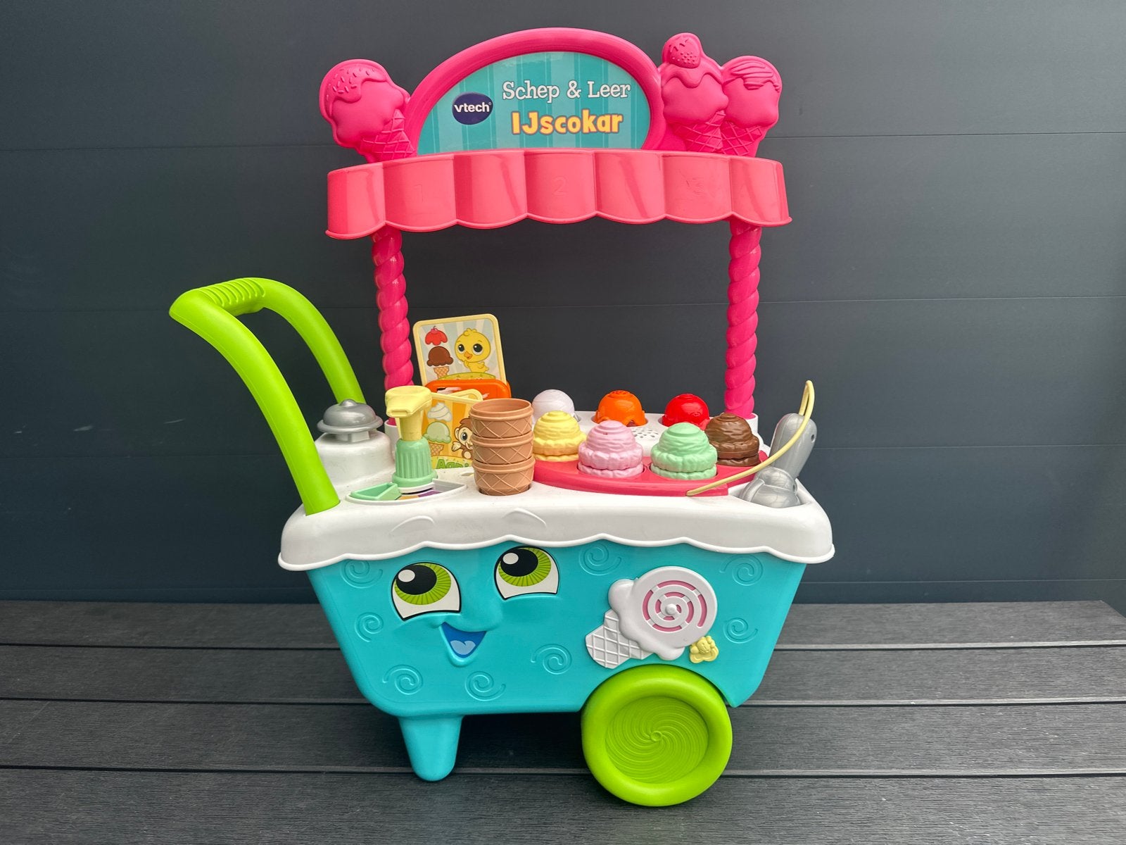 VTech Schep & Leer IJscokar - Interactief Speelgoed, Ophalen of Verzenden, Zo goed als nieuw, Jongen of Meisje