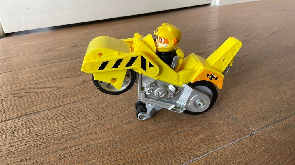 Paw Patrol -  Rubble's Moto Pups Deluxe Voertuig, Ophalen of Verzenden, Gebruikt