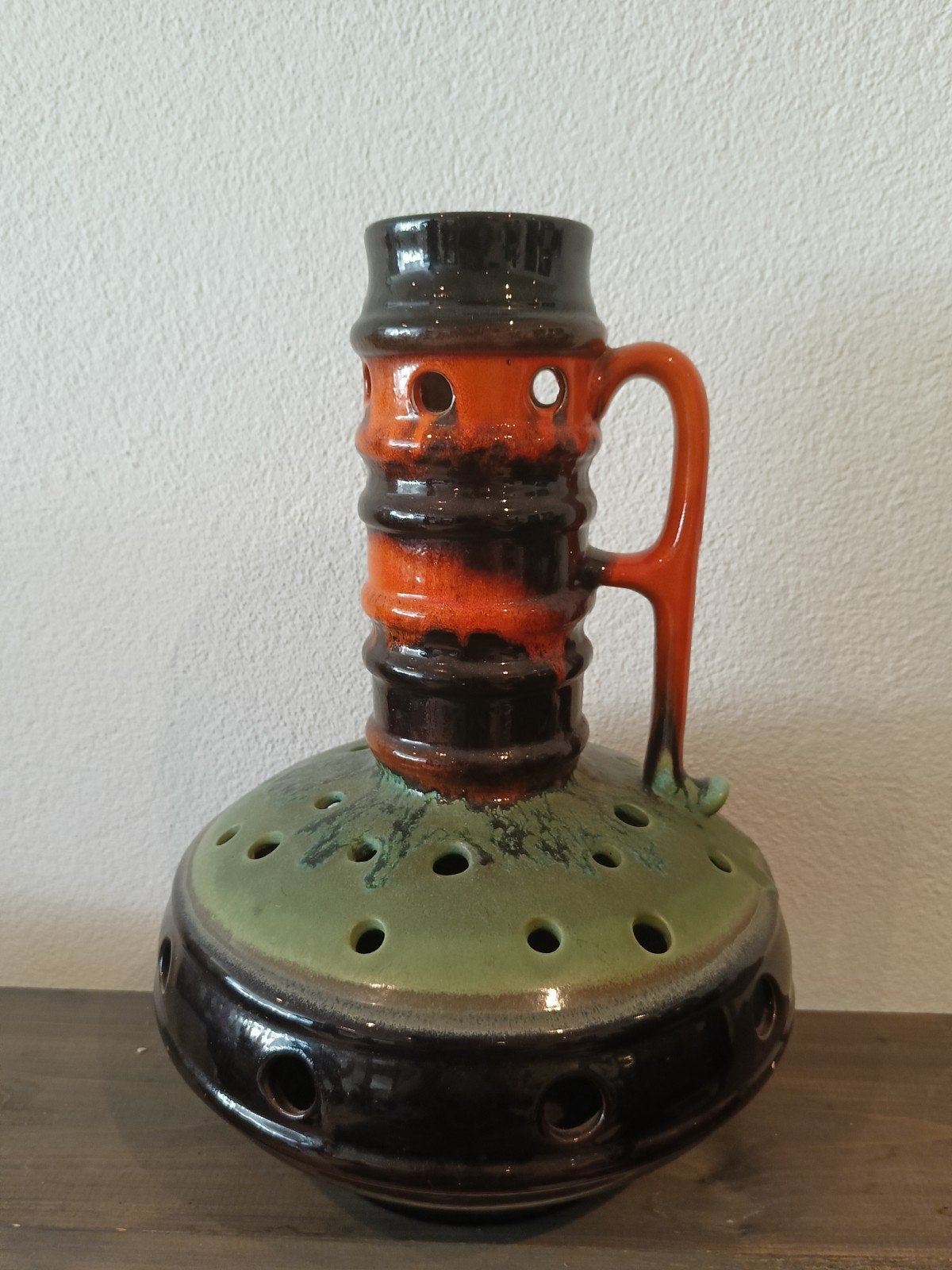 Vintage West Germany Fat Lava vaas/kruik - 54 cm hoog, Ophalen