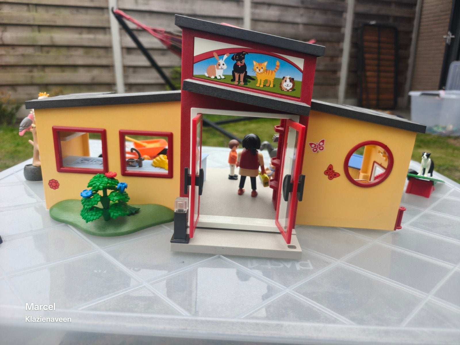 Playmobil Dierenkliniek met veel accessoires, Ophalen, Gebruikt, City life, Gebouw