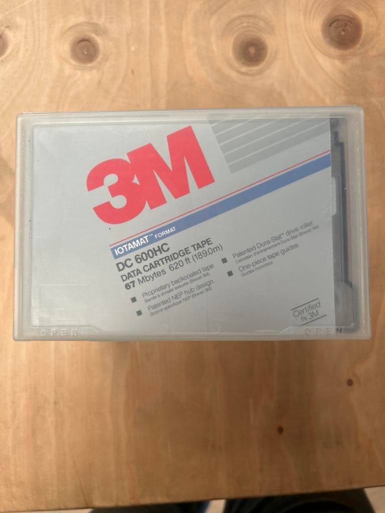 6x 3M DC 600HC Data Cartridge Tape - Niet Geseald, Intern, 3m, ., HDD
