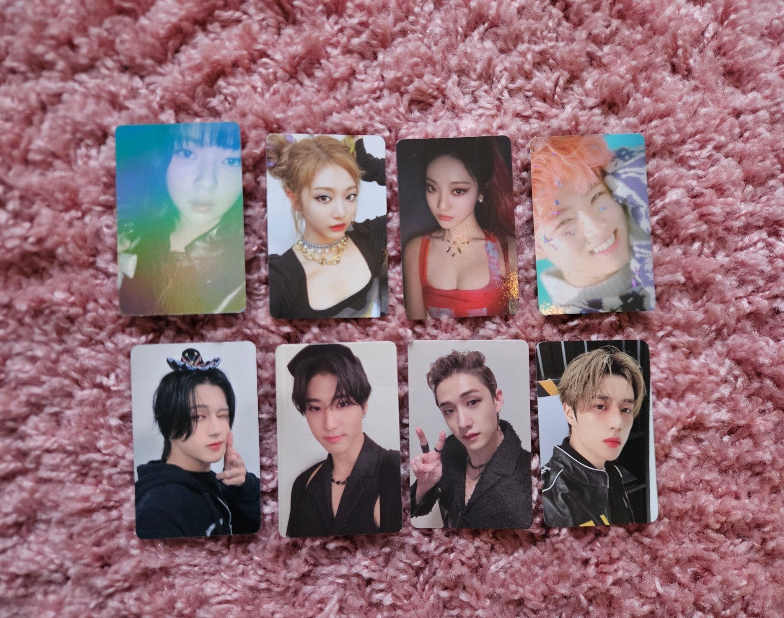 Kpop photocards pc Twice Aespa Stray Kids Ateez The Boyz, Verzenden, Zo goed als nieuw, Foto of Kaart
